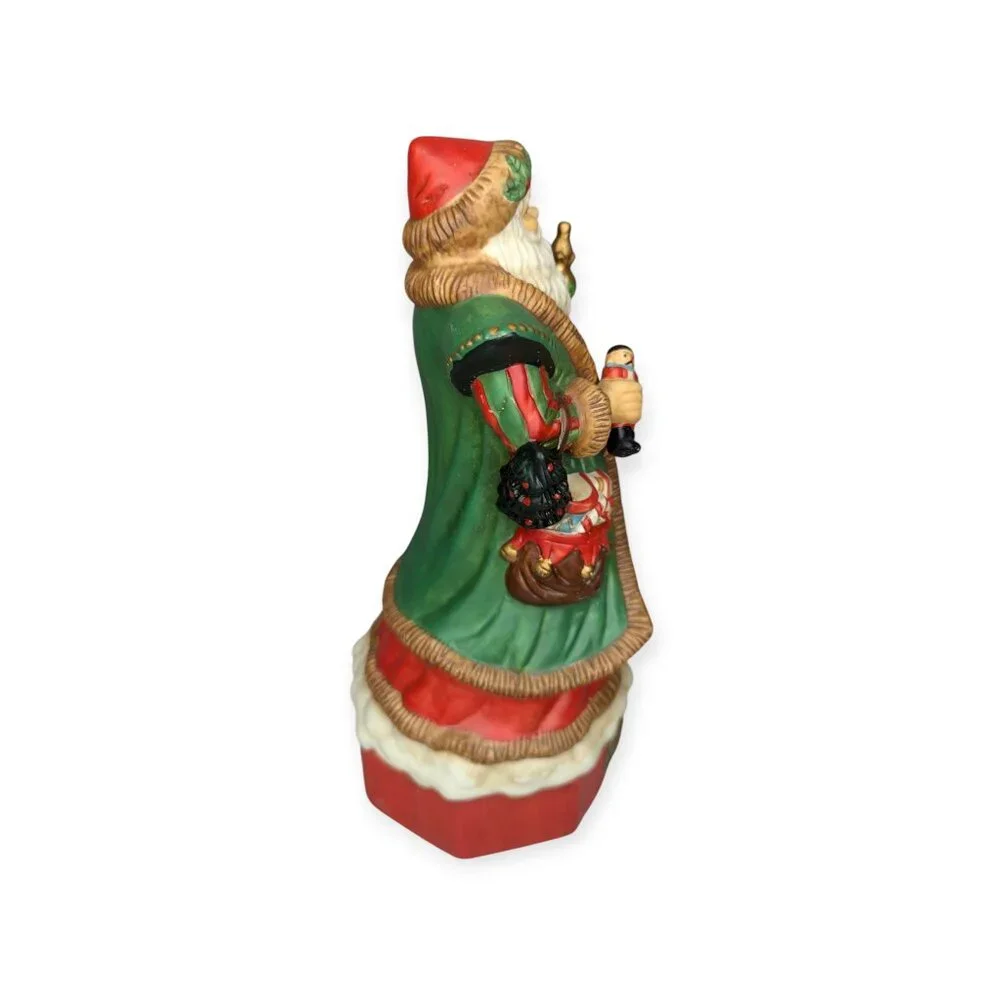 ABC Distributing Inc Merry Ole Soul Musical Santa Claus Figurine Music Box